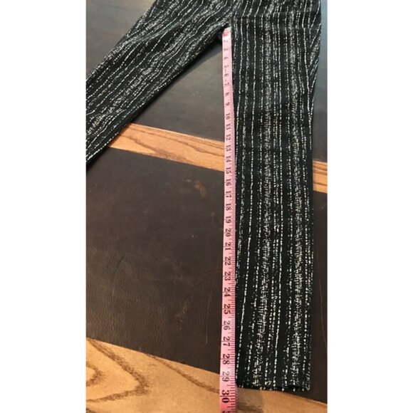 Rag & Bone Jean Black/White Barcode Print Stretch Leggings - Size 24 - NWT - Picture 8 of 12